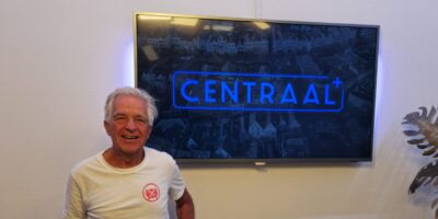 Bertram Wesselman in de Centraal+ studio