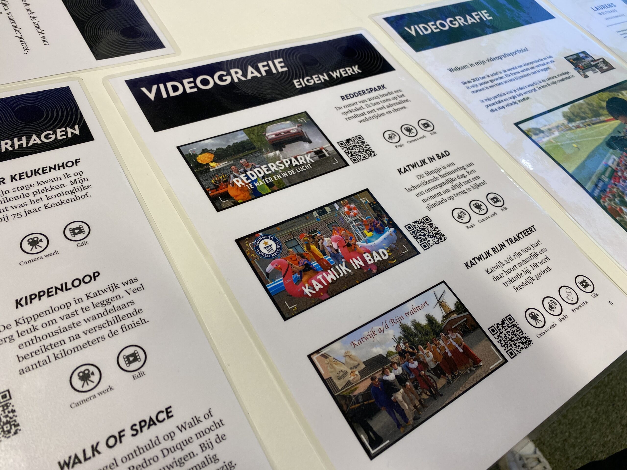 De projecten van student Laurens (Foto: Robbert Beurse)