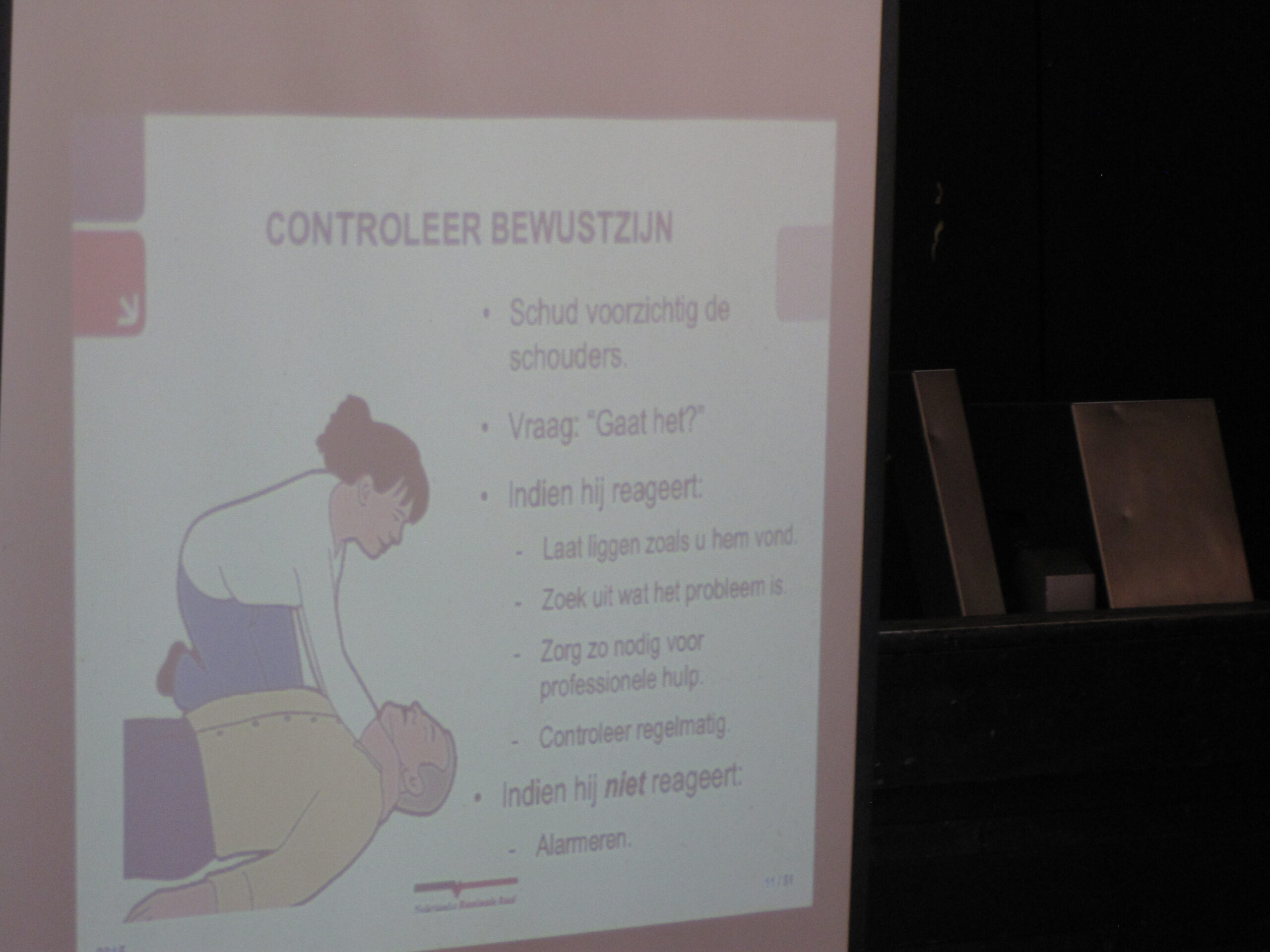 Stappen die in de juiste volgorde moeten worden gezet. (Foto: Paul Aalbers)