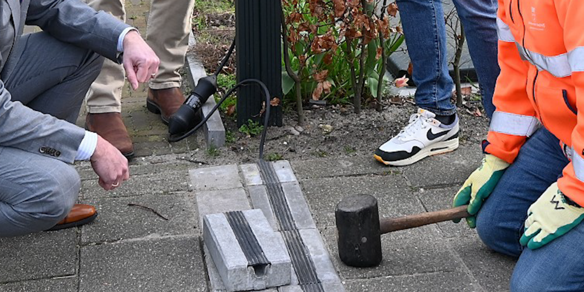 Inwoners Oegstgeest kunnen kabelgoot aanvragen bij gemeente