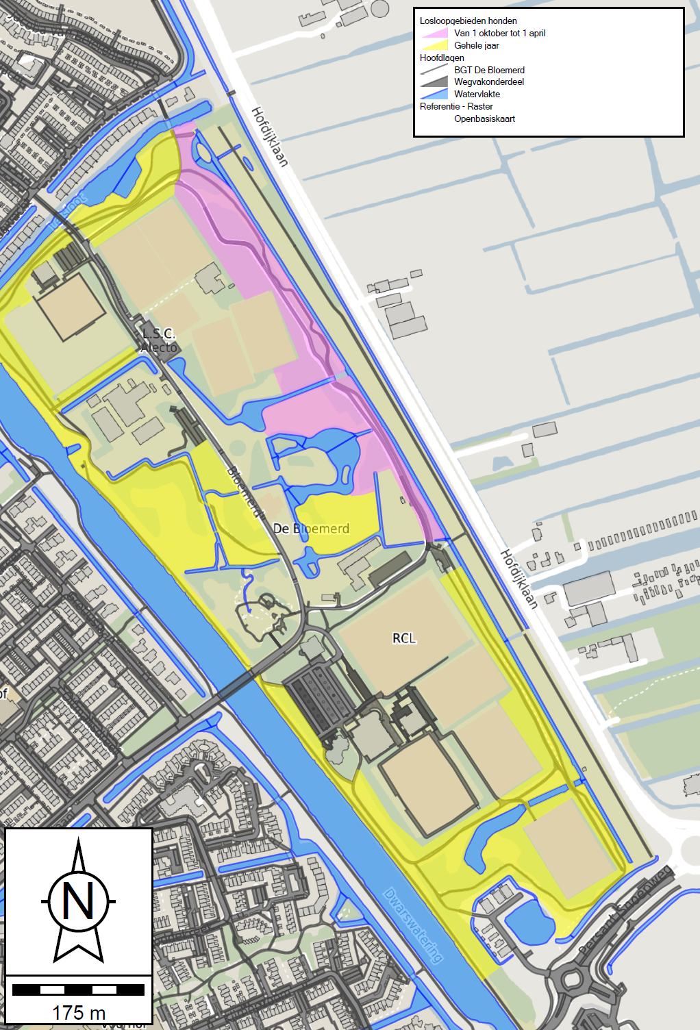 Kaart Bloemerd (Foto: Gemeente Leiderdorp)