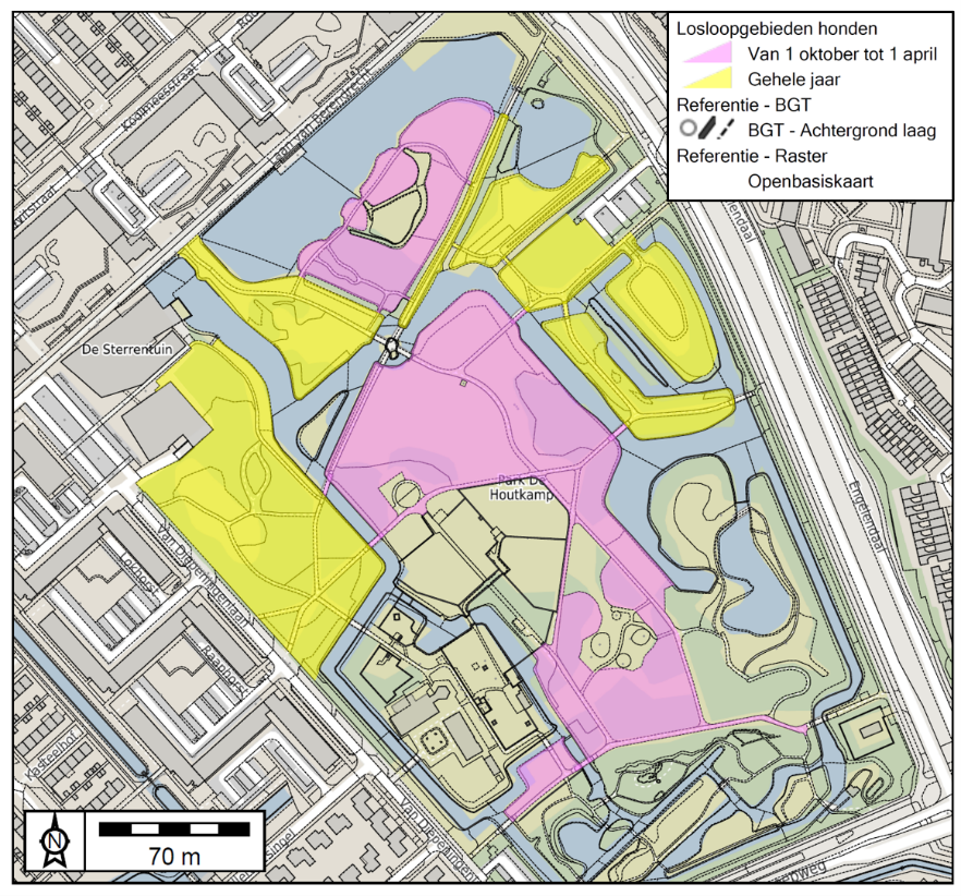 Kaart Houtkamp (Foto: Gemeente Leiderdorp)