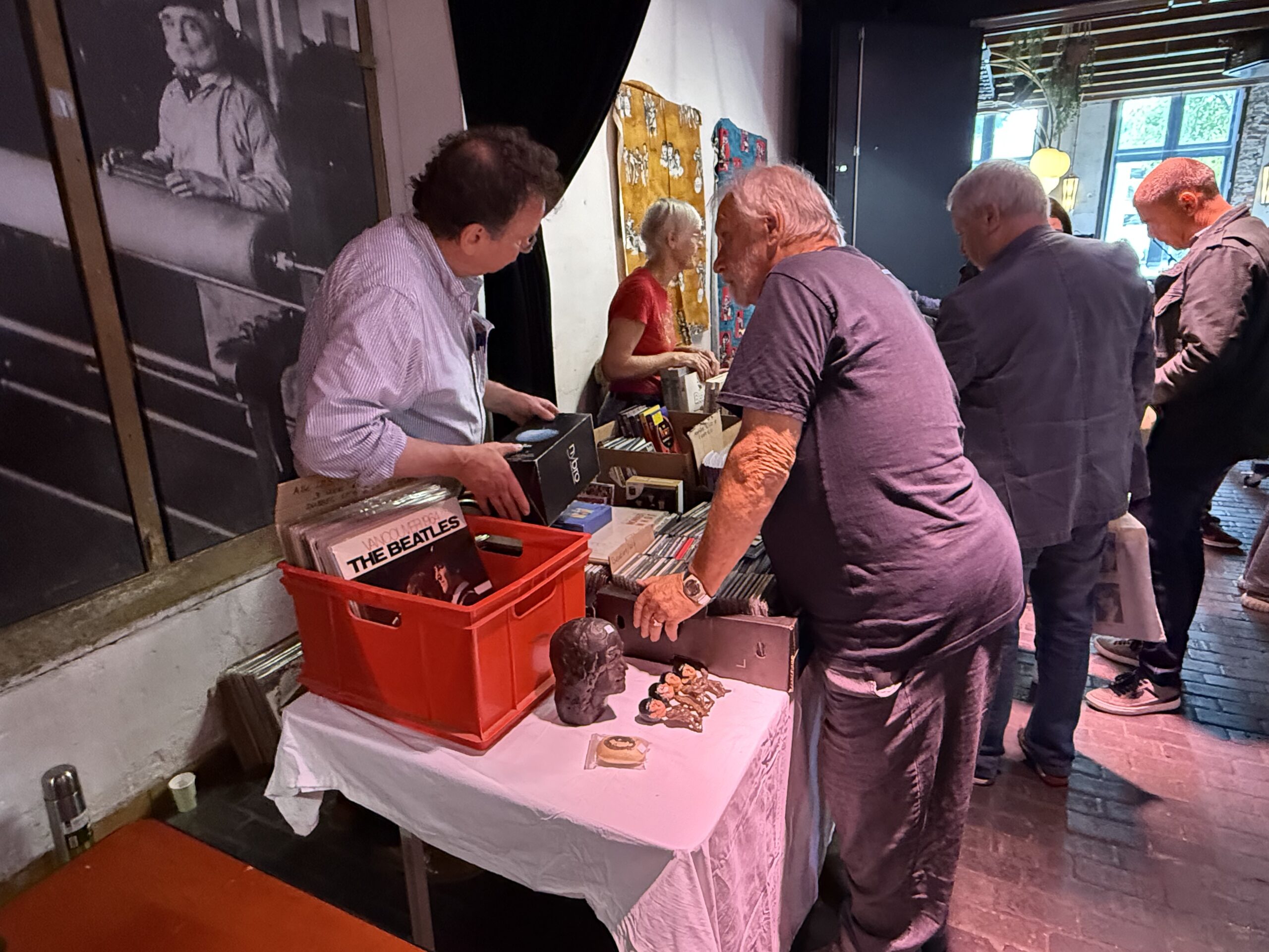 Platen, platen en nog eens platen. (Foto: Paul Aalbers)