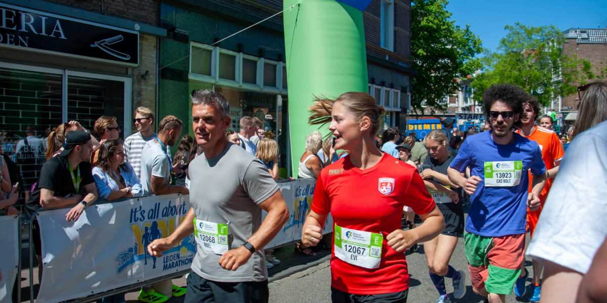 De Leiden Marathon start de 35e editie niet op de Breestraat