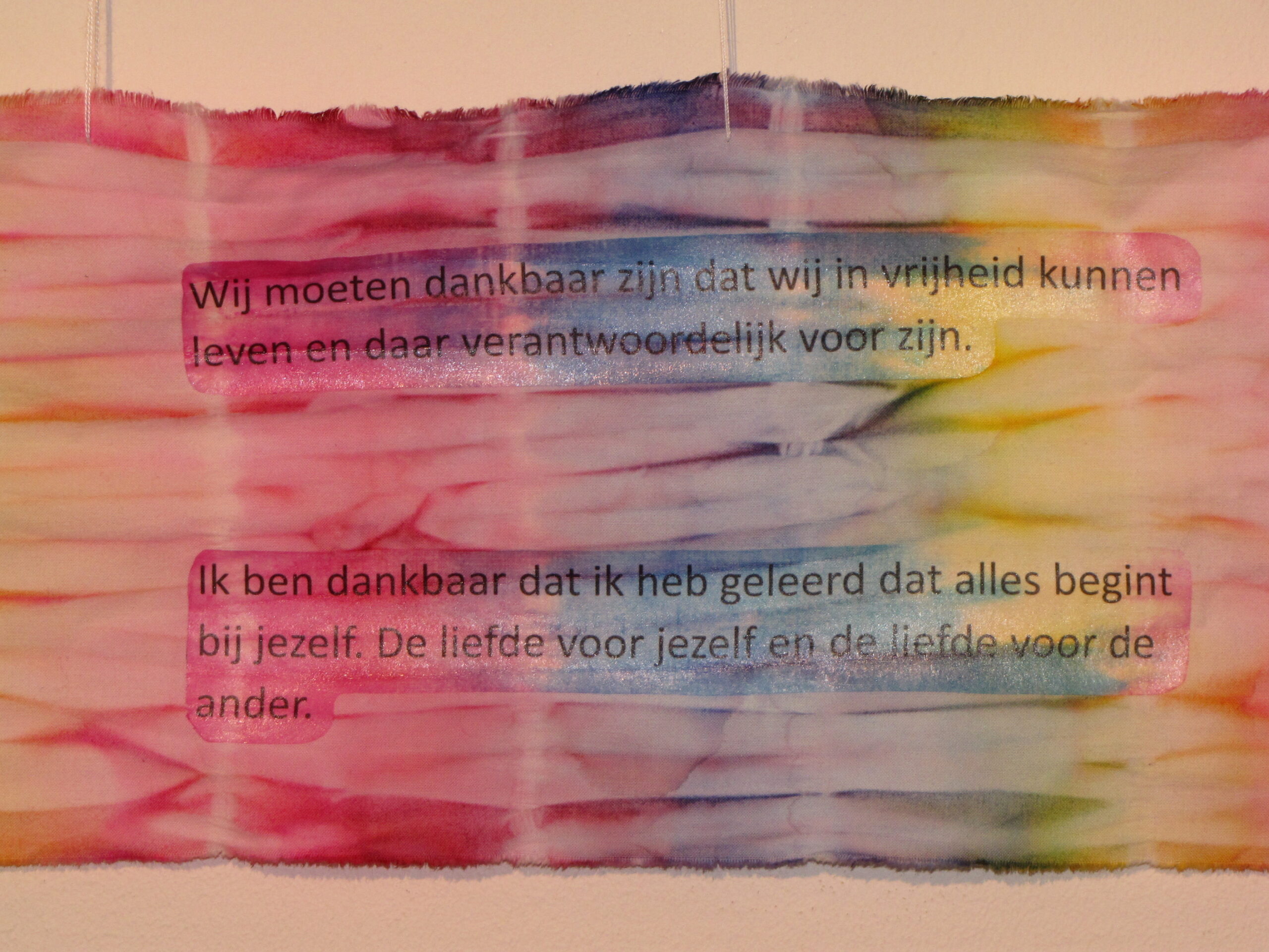 Detail van de inzending van Marjan van Leeuwen-Segaar. (Foto: Paul Aalbers)