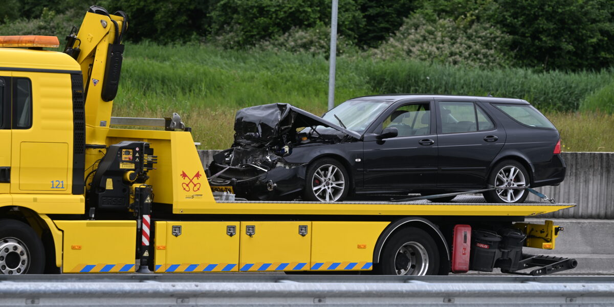 Kop-staartbotsing op N434: Corbulotunnel half uur lang afgesloten