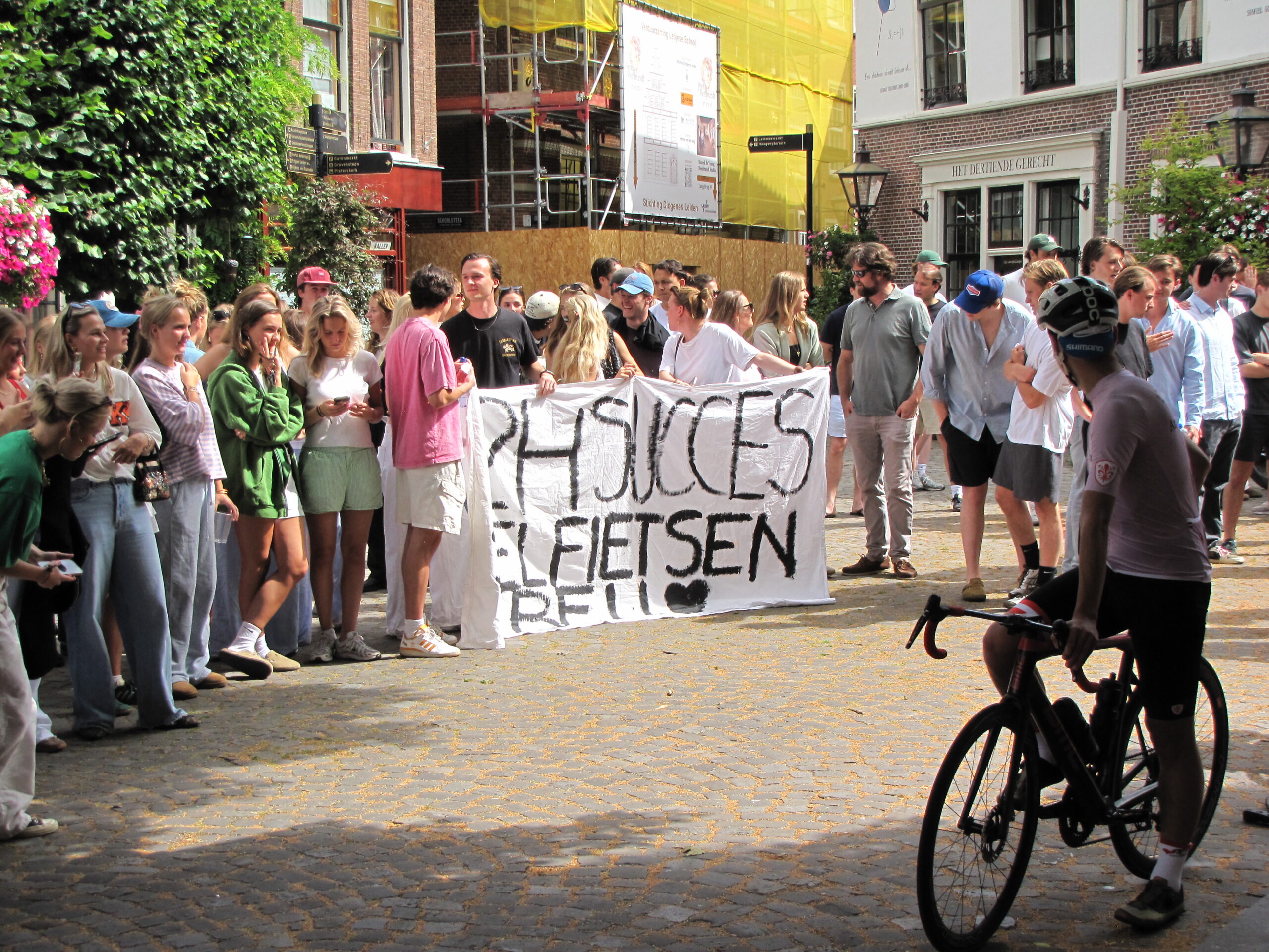 Geschreven aanmoediging. (Foto: (Paul Aalbers)