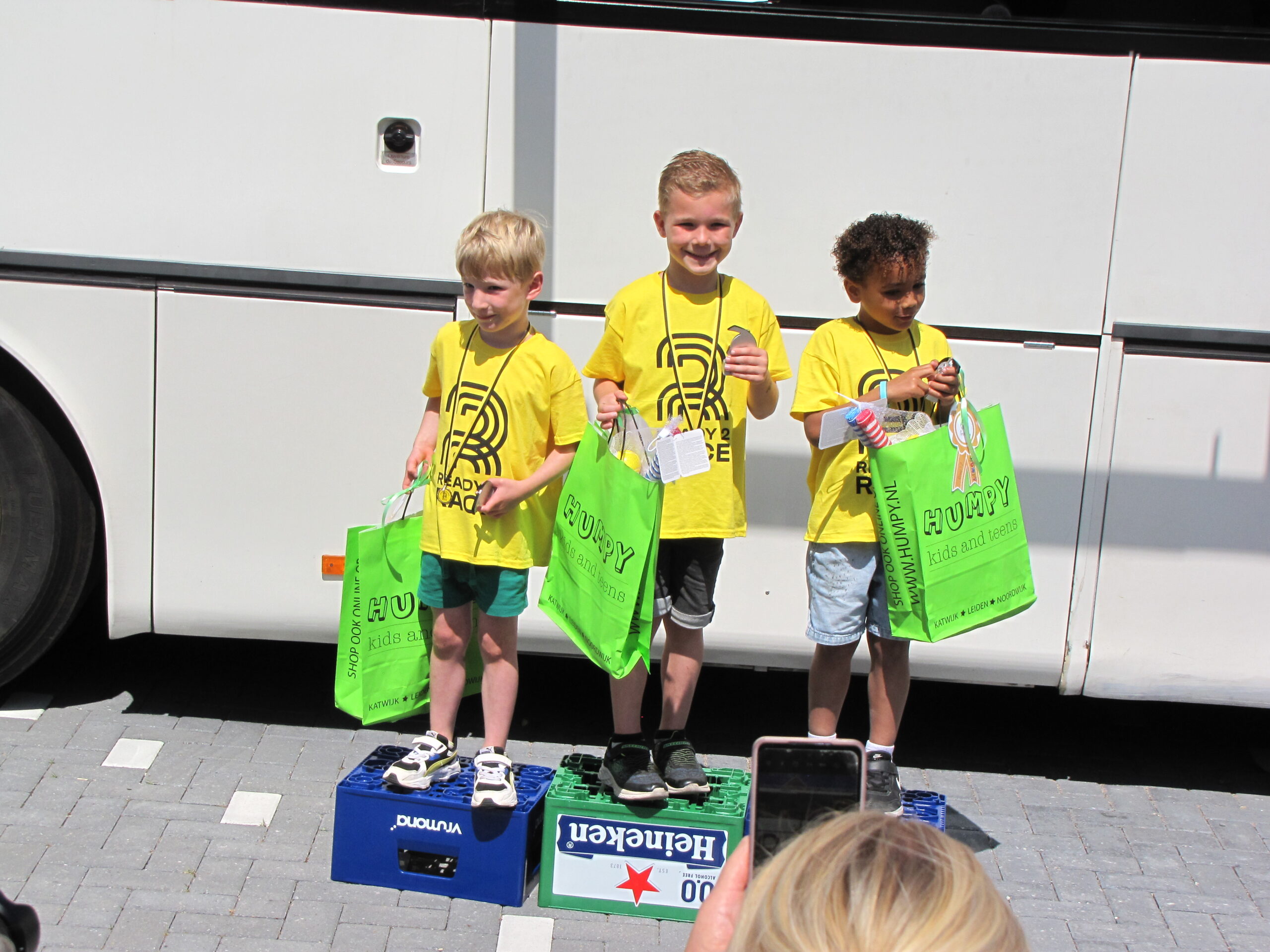 Prijsuitreiking Grutronde: jongens groep 1 en 2. (Foto: Paul Aalbers)