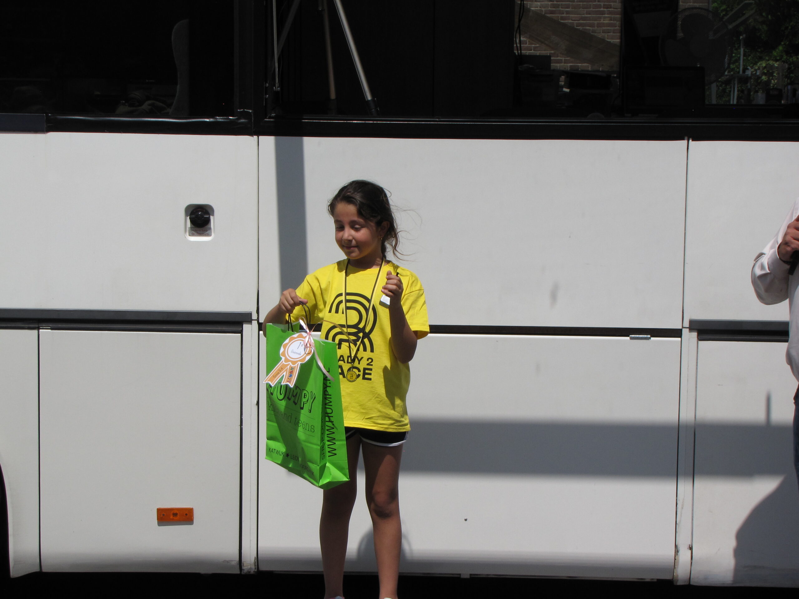 Prijsuitreiking Grutronde: meisjes groep 3 en 4. De nummer 1.(Foto: Paul Aalbers)