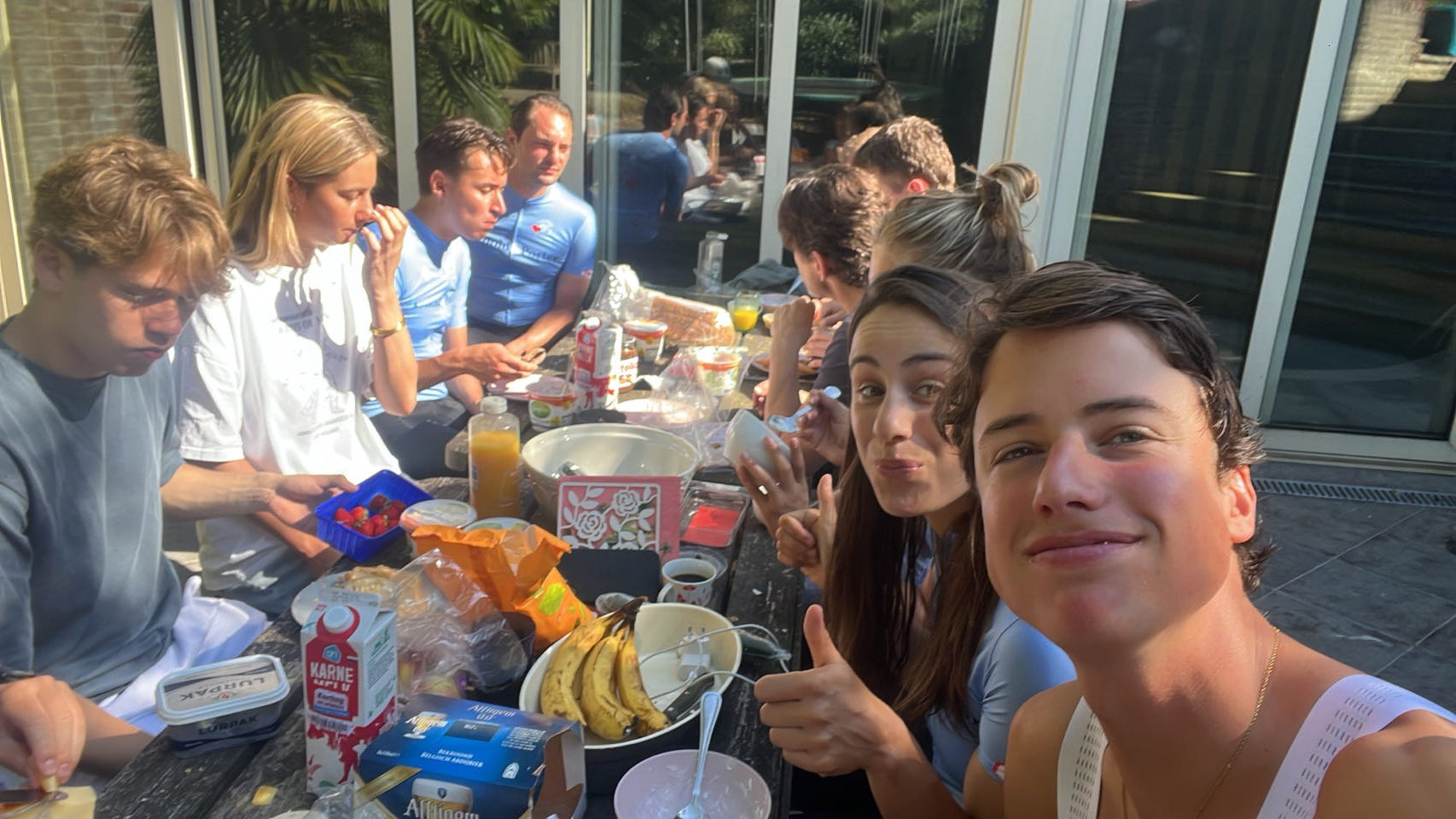 In Heerlen aan het ontbijt. (Foto: Heart To Handle Leiden)