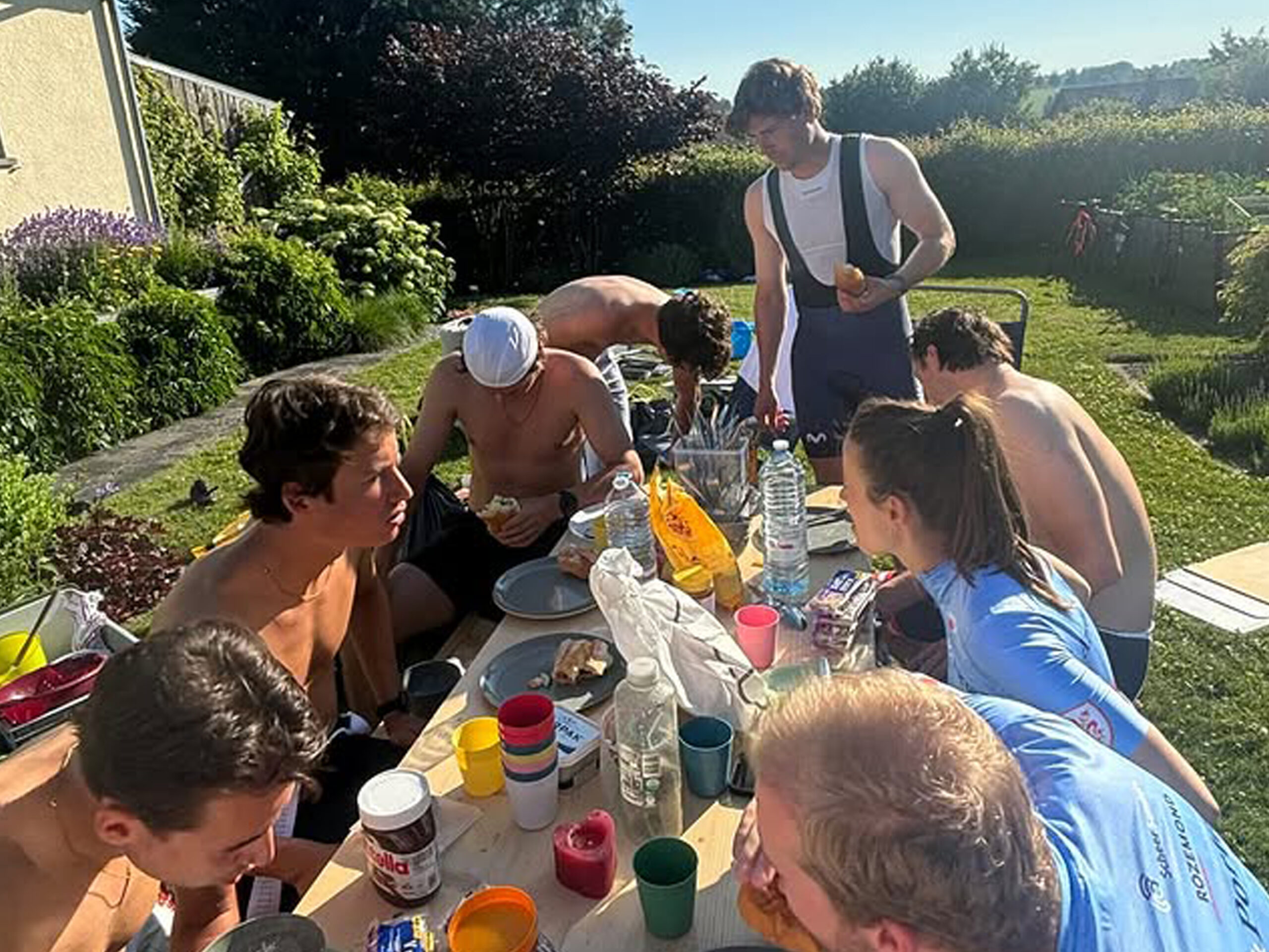 Ontbijt, voor het vertrek naar Trier. (Foto: Heart To Handle Leiden)