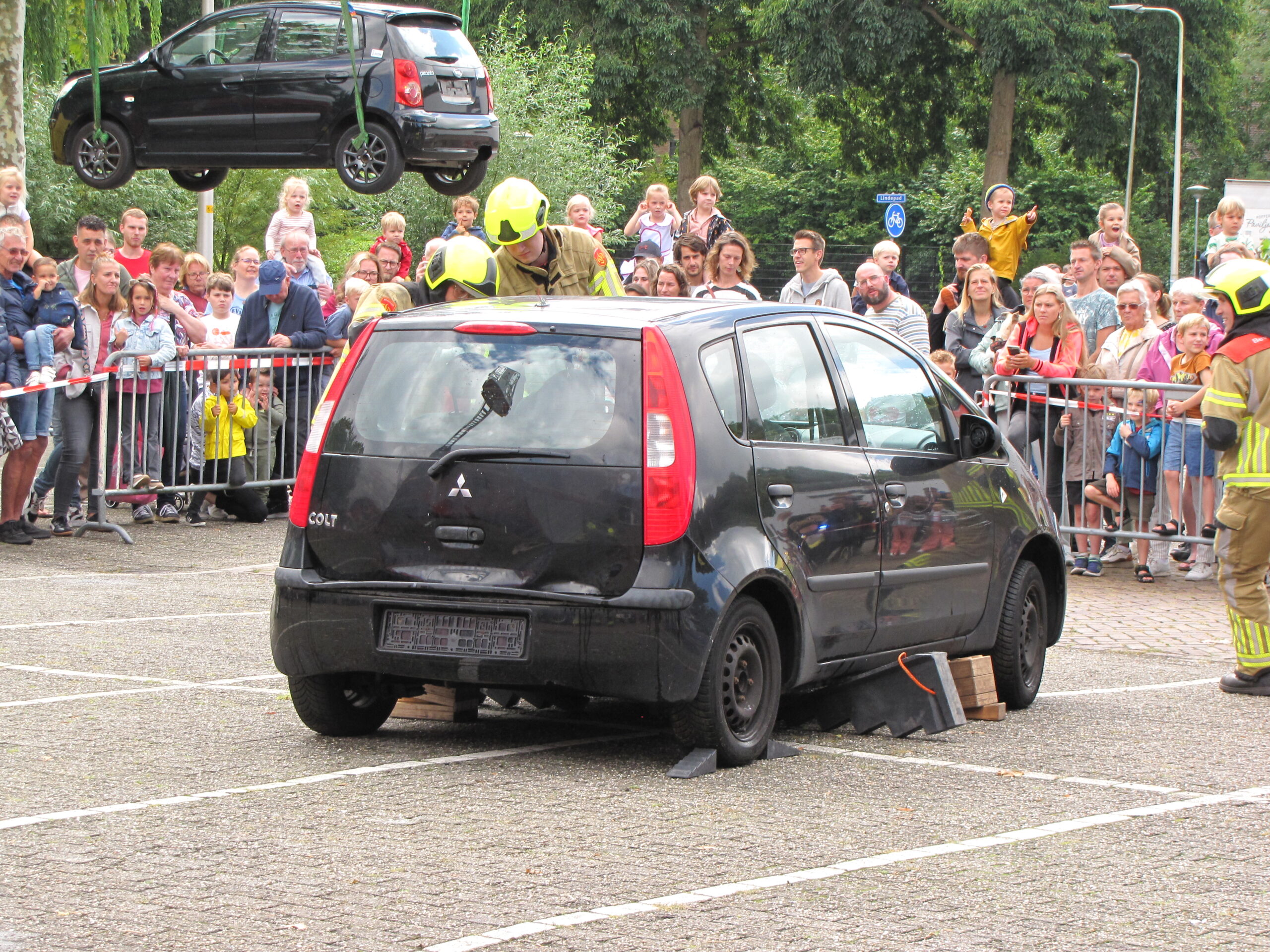 Auto is gestabiliseerd. (Foto: Paul Aalbers)