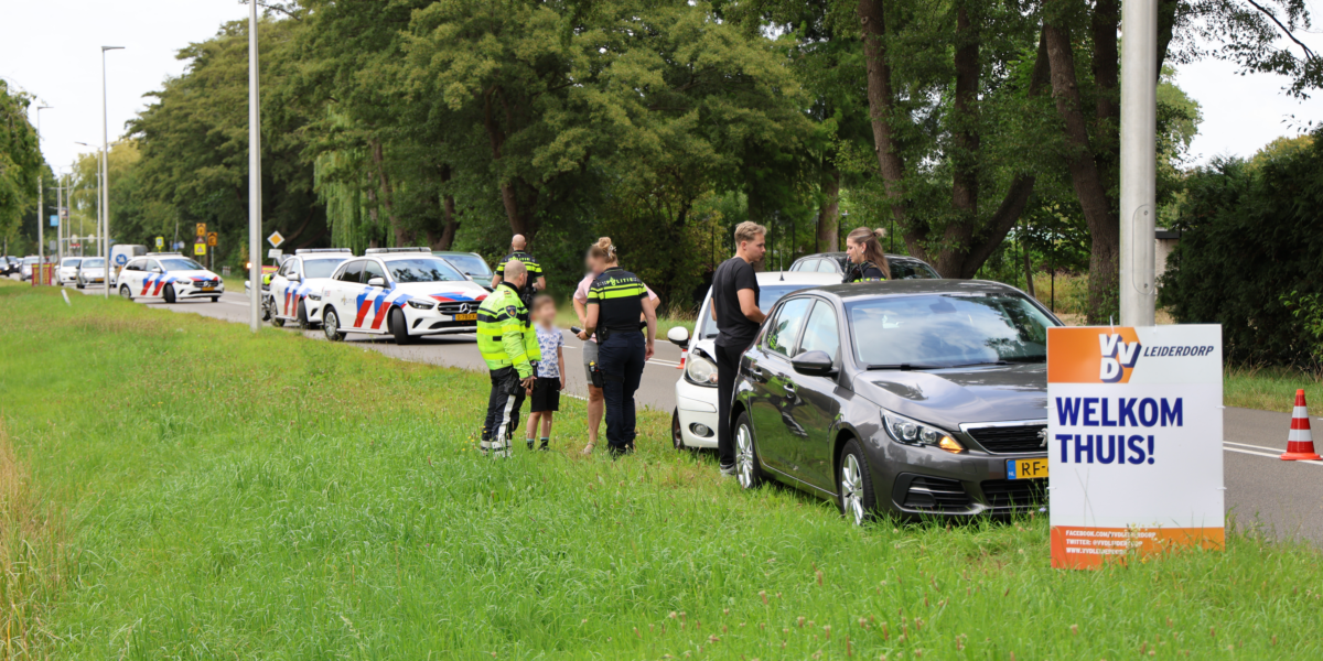 Geen gewonden, wel schade bij kop-staart botsing op Persant Snoepweg