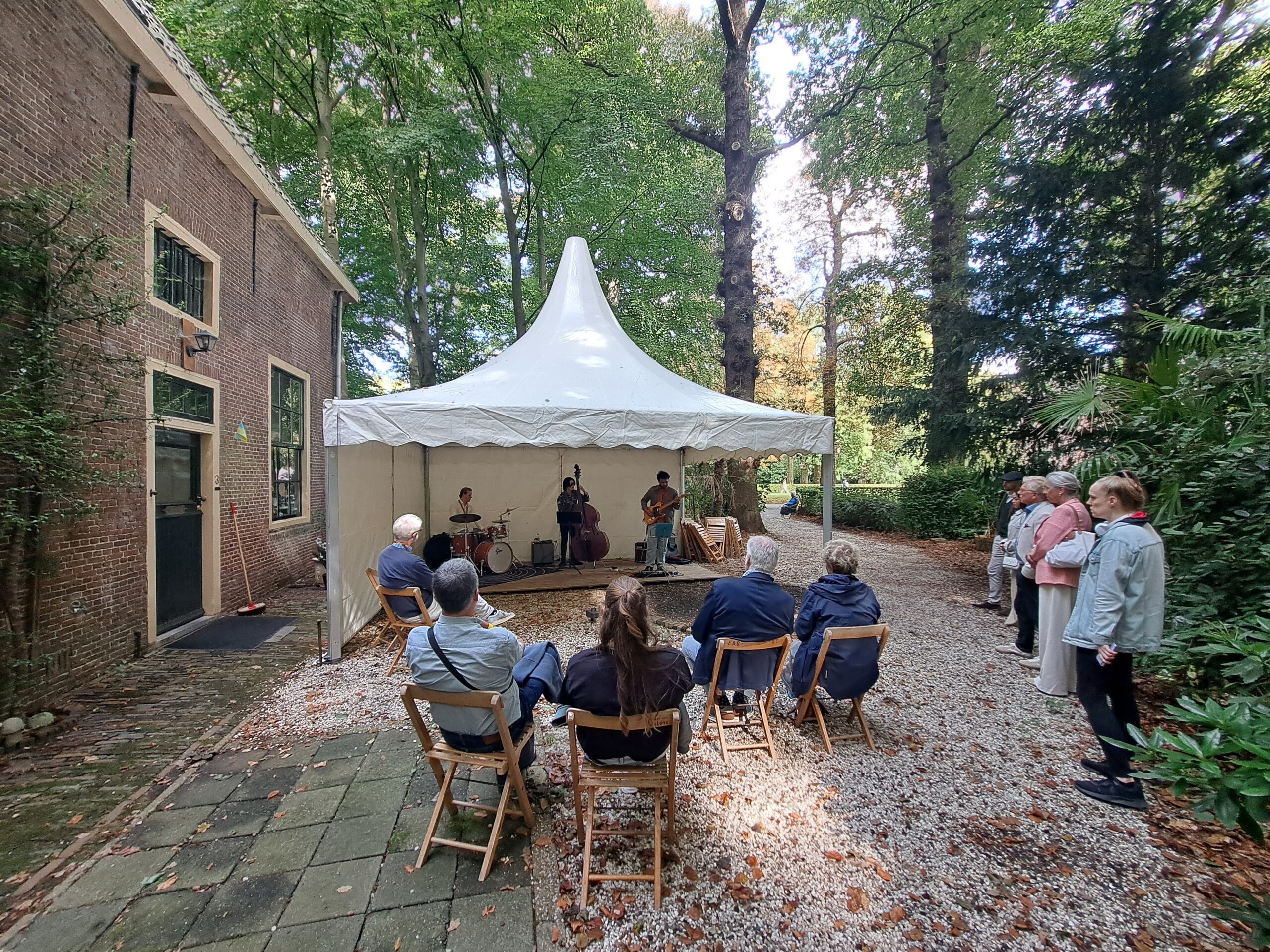 Muziek rond het kasteel. (Foto: Ivar Svensson)