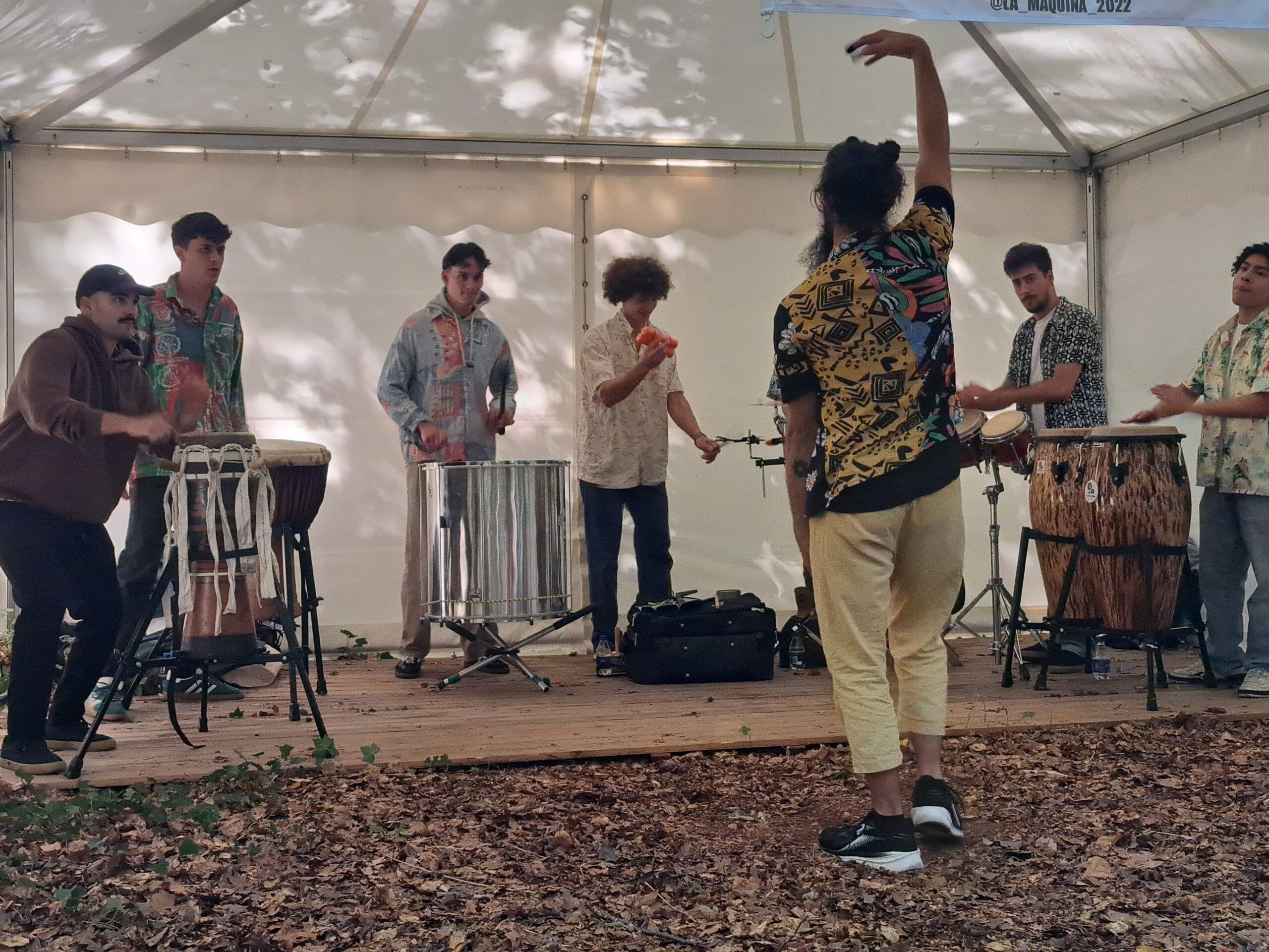 Muziek rond het kasteel. (Foto: Ivar Svensson)