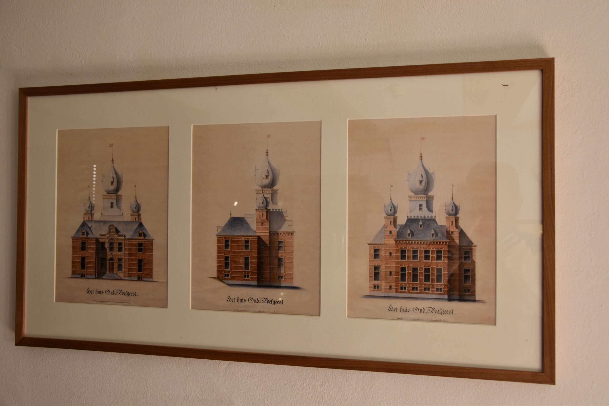 Oude bouwtekeningen. (Foto: Peter van Delft)