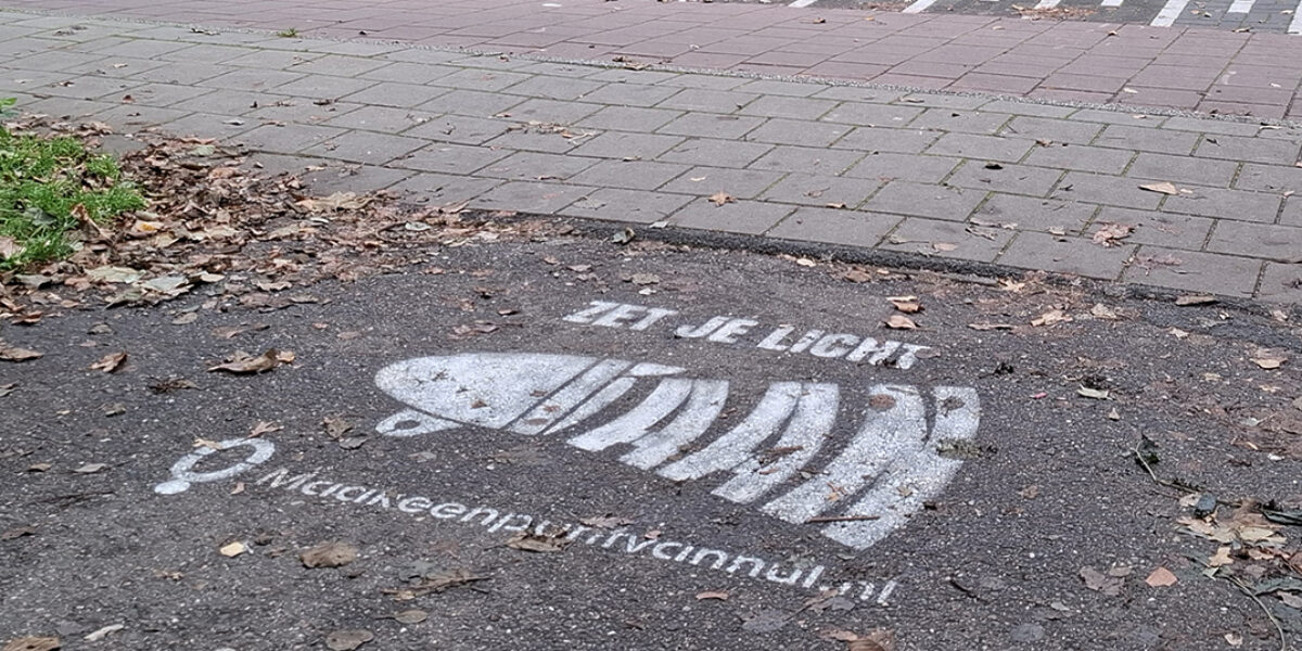 Regionale actie fietsverlichting: 'Zorg dat je goed zichtbaar bent'