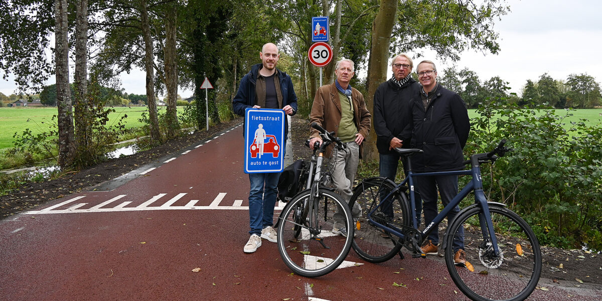 Horstlaan in Voorschoten wordt fietsstraat