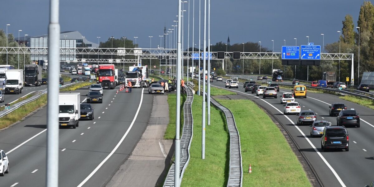 A4 kent drie ongevallen op één dag