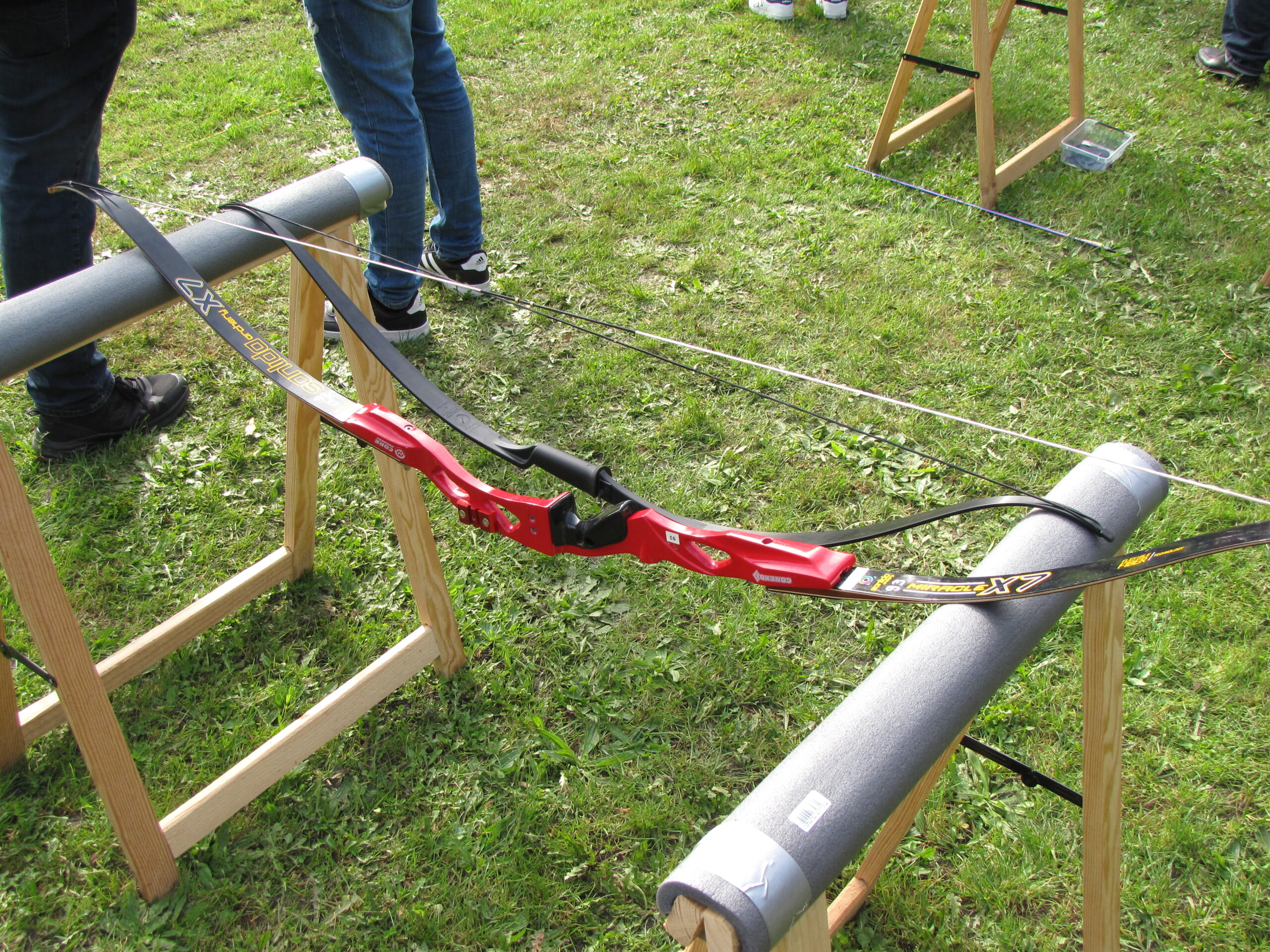 Een recurve-boog. (Foto: Paul Aalbers)