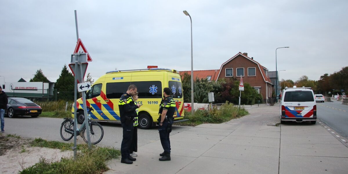 Aanrijding op Rijnsburgerweg in Oegstgeest