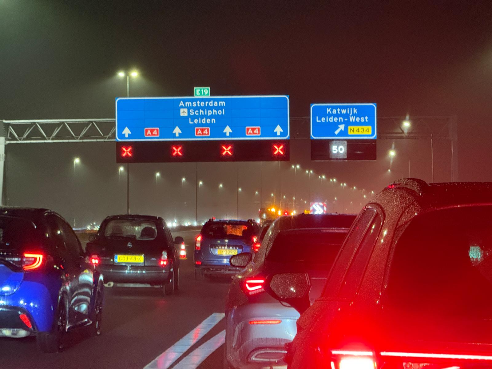 Geen doorkomen meer aan. (Foto: Robbert Beurse)