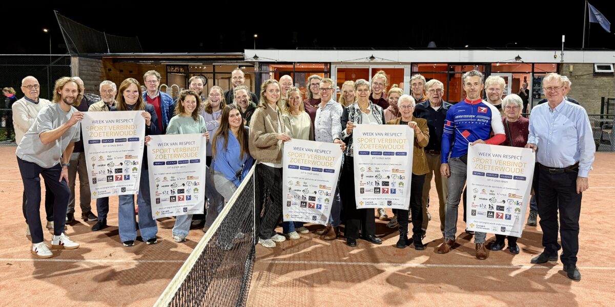 Zoeterwoudse sportclubs trappen Week van Respect samen af