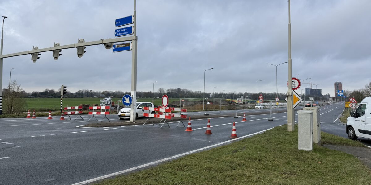 Let op: Europaweg N206 tussen A4 en Leiden is dit weekend dicht