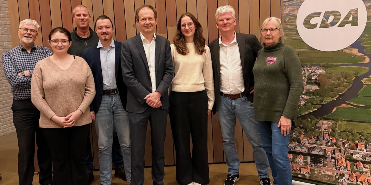 Veel nieuwe gezichten op kandidatenlijst CDA Leiderdorp