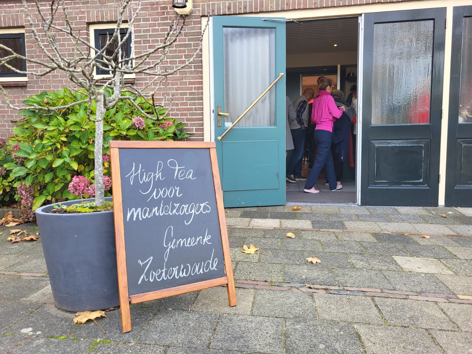 De high tea vond plaats bij Café de Meester