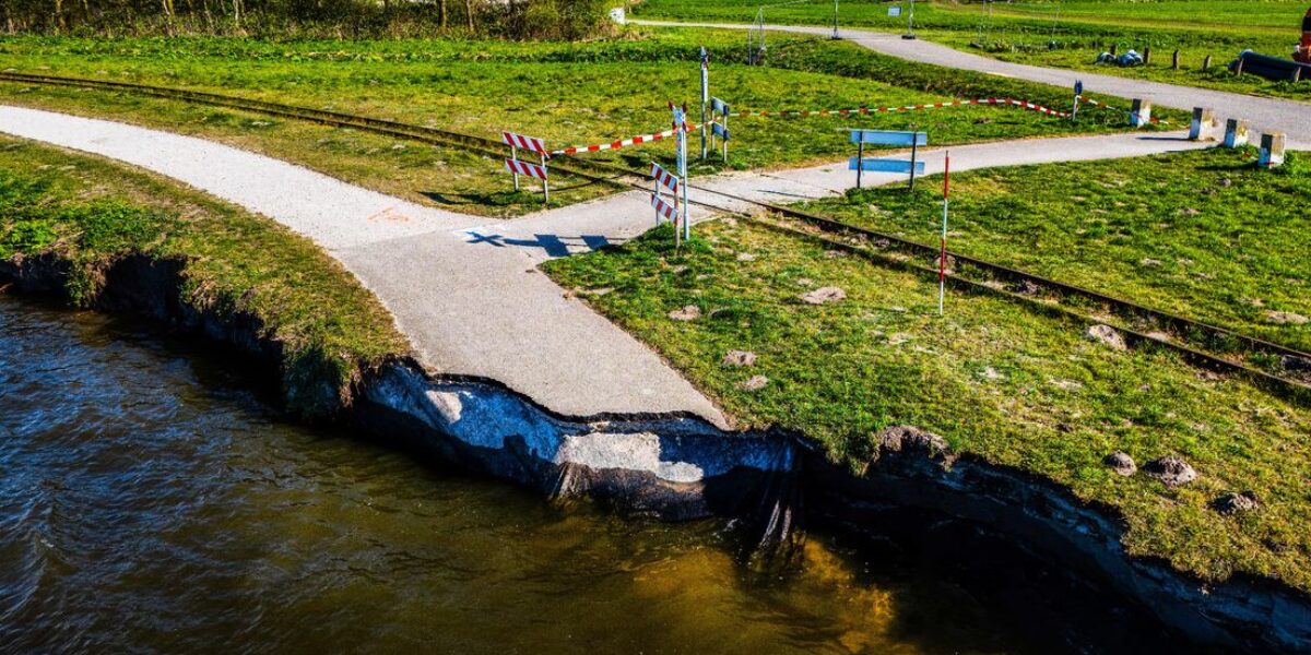 Oevers Valkenburgse Meer zijn veilig, behalve ingestorte deel