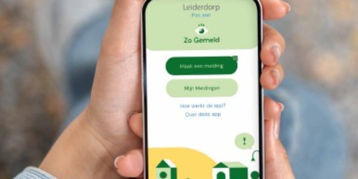 Leiderdorp lanceert app om onveilige plekken te melden
