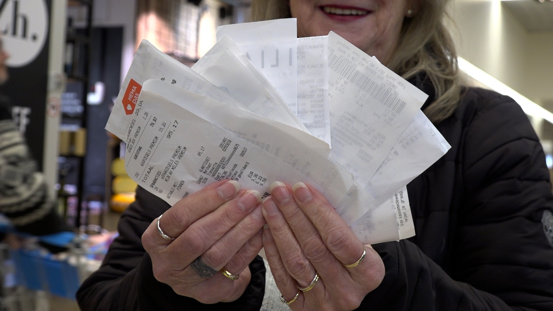 De bonnetjes moeten de deelnemers wel bewaren