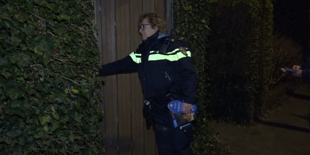 Donkere Dagen Offensief in Voorschoten: 'Je kon zo naar binnen lopen'