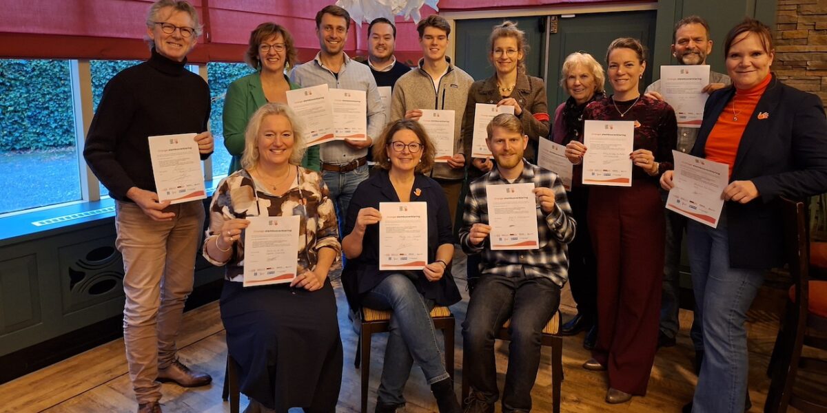 Zoeterwoudse gemeenteraad ondertekent Orange stembusverklaring