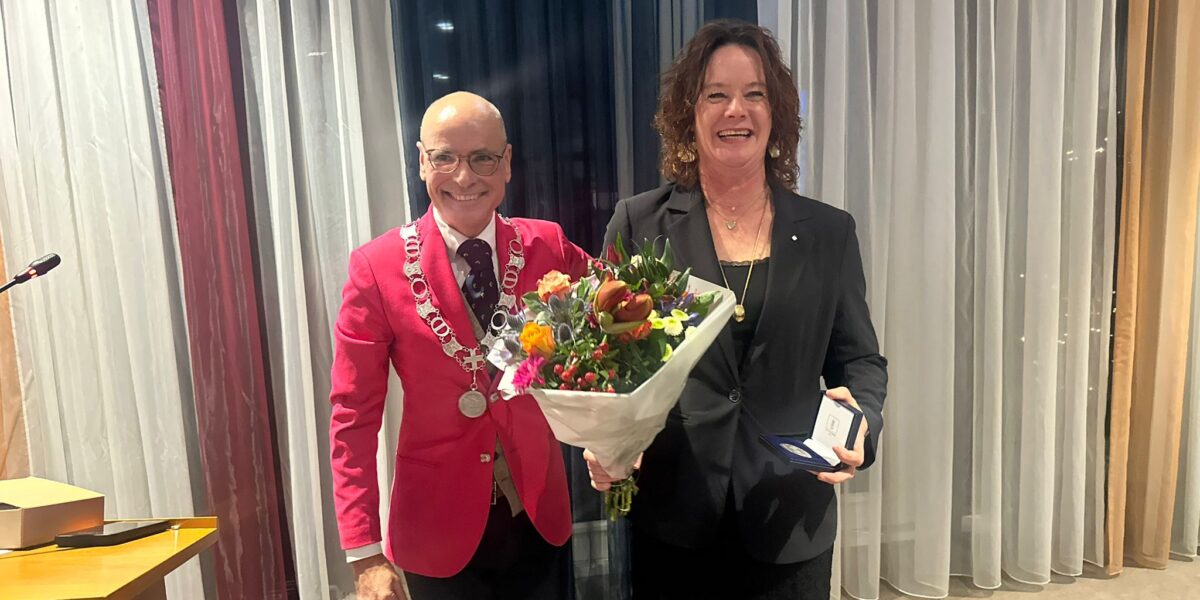 Gemeentelijke erepenning voor Ivonne Janka