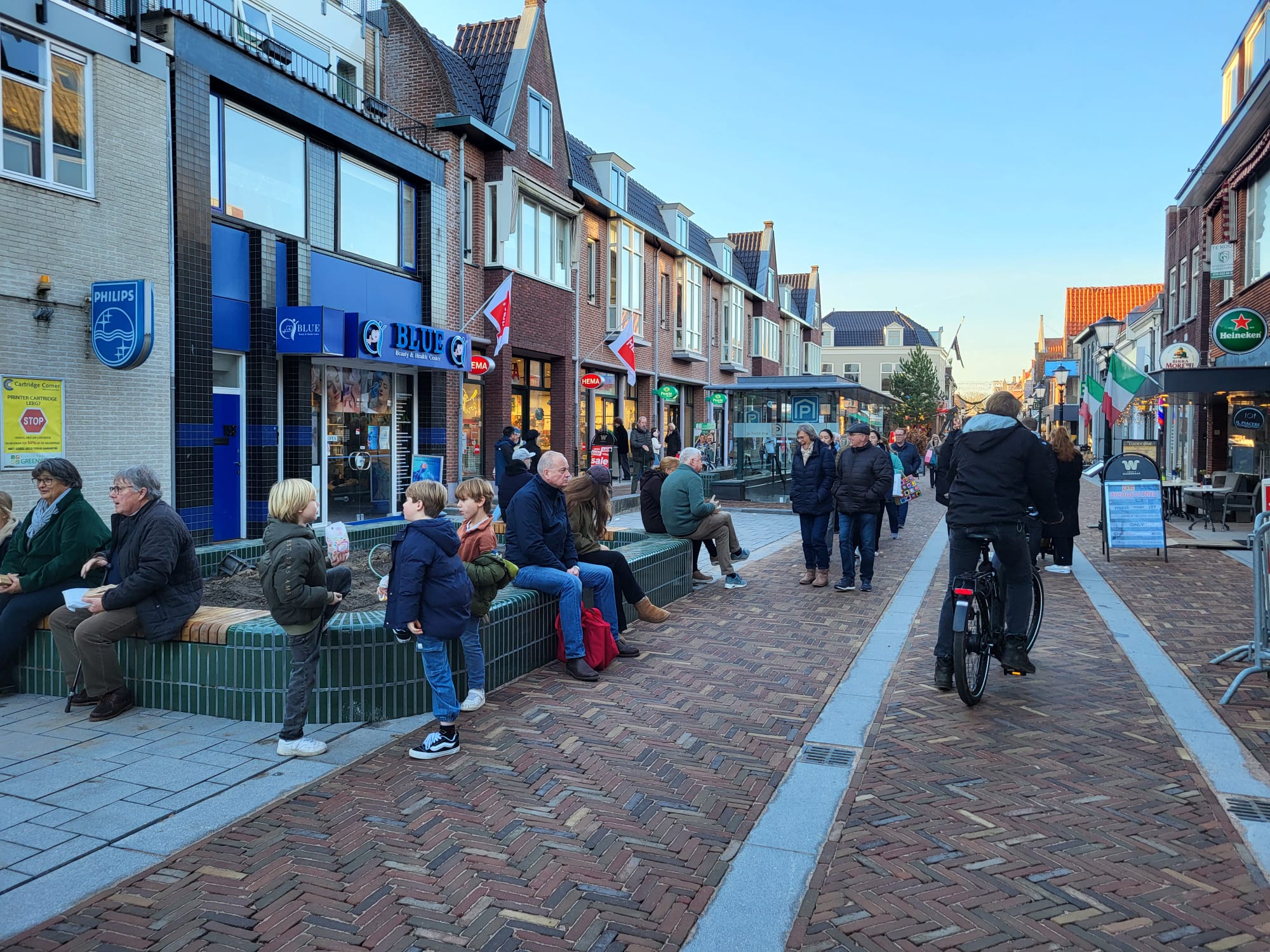 Onderdeel van de herinrichting was vergroening