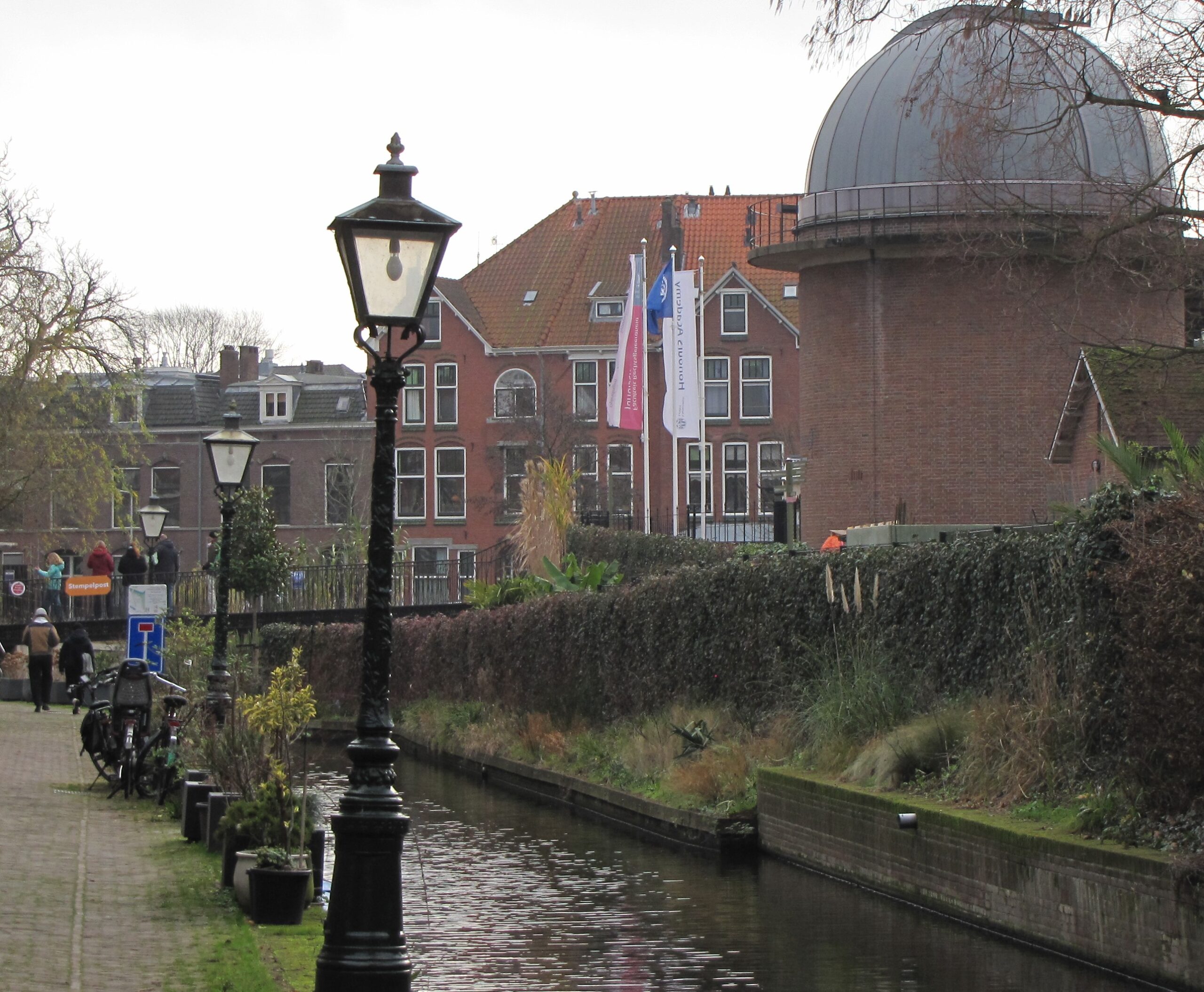 Stempelpost in zicht, vlakbij de Oude Sterrenwacht. (Foto: Paul Aalbers)
