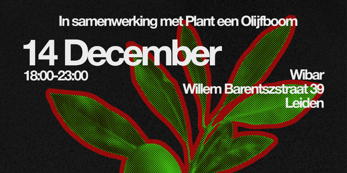 Benefietavond voor Palestina in de Wibar