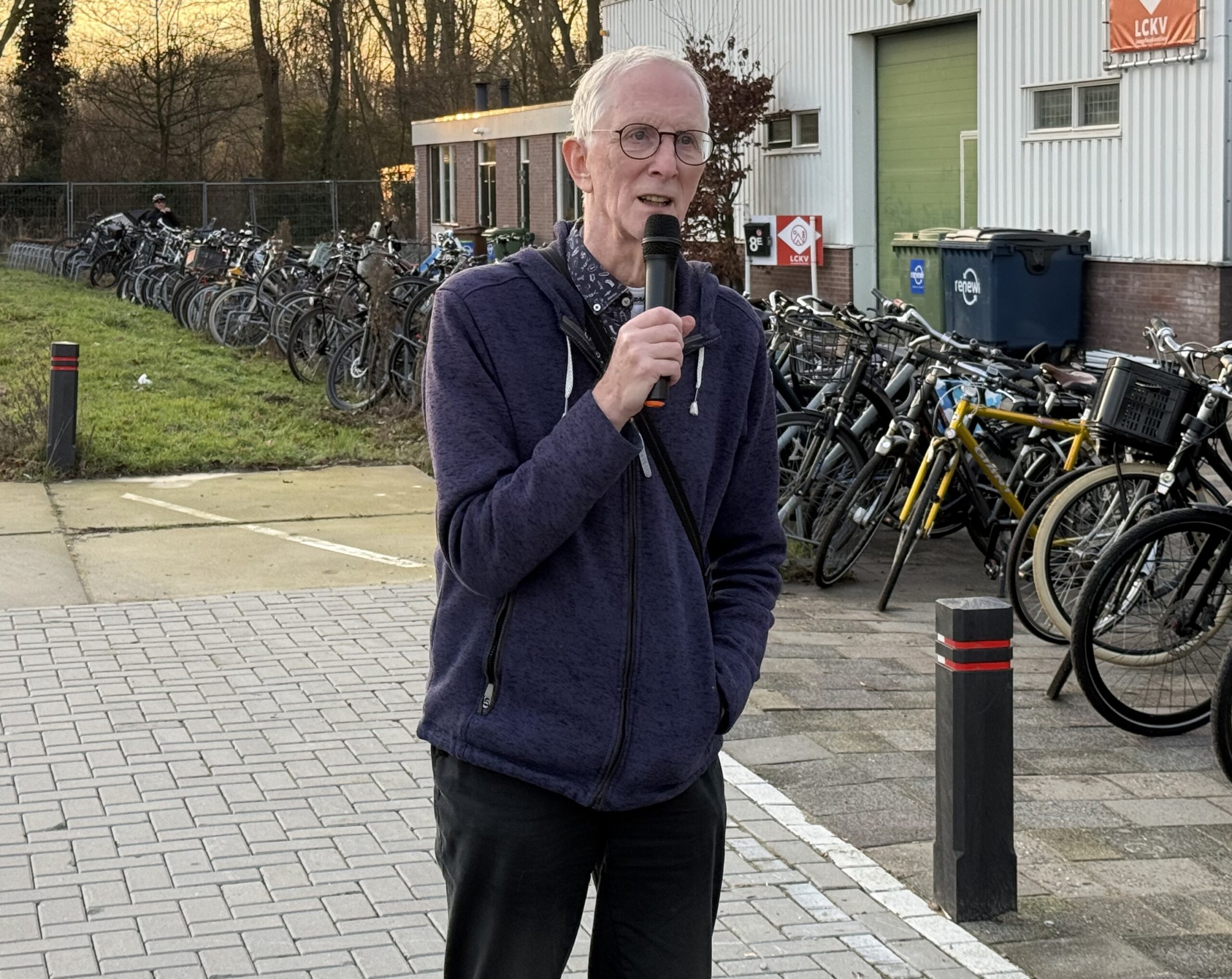 Rob van Heijster van LRRC was ook degene die de lopers 