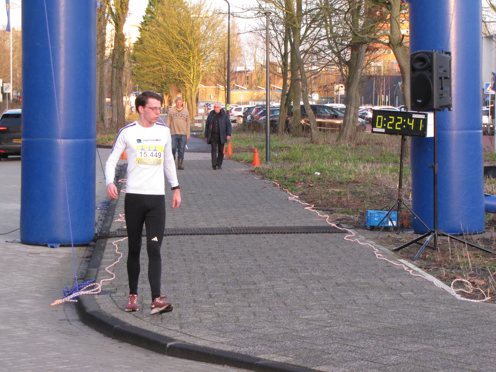 Ook bij hem is de inspanning zichtbaar. (Foto: Paul Aalbers)