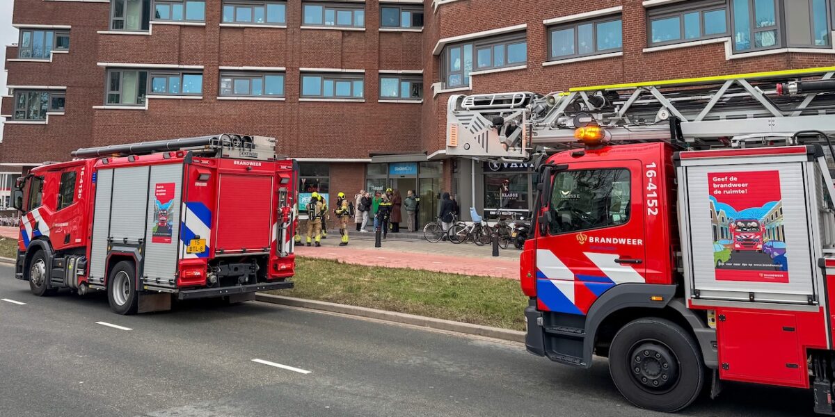 Woningbrand aan Reaal in Leiderdorp