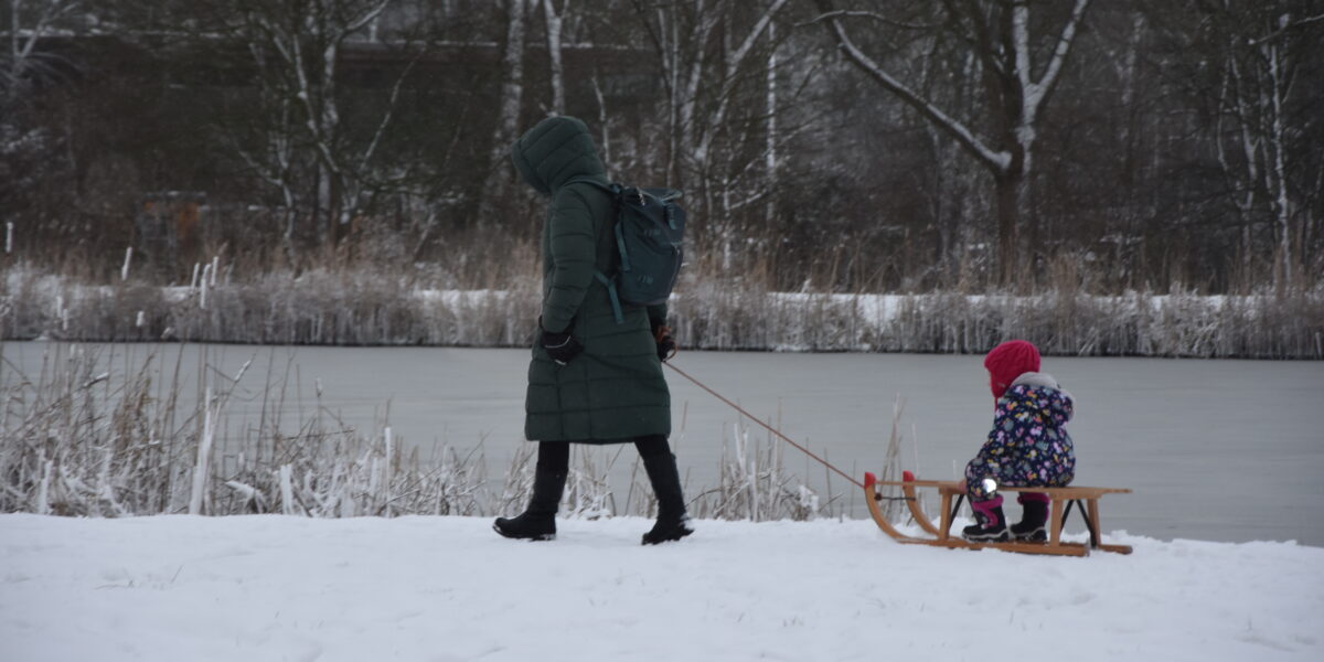 Een wondere witte wereld in Leiderdorp