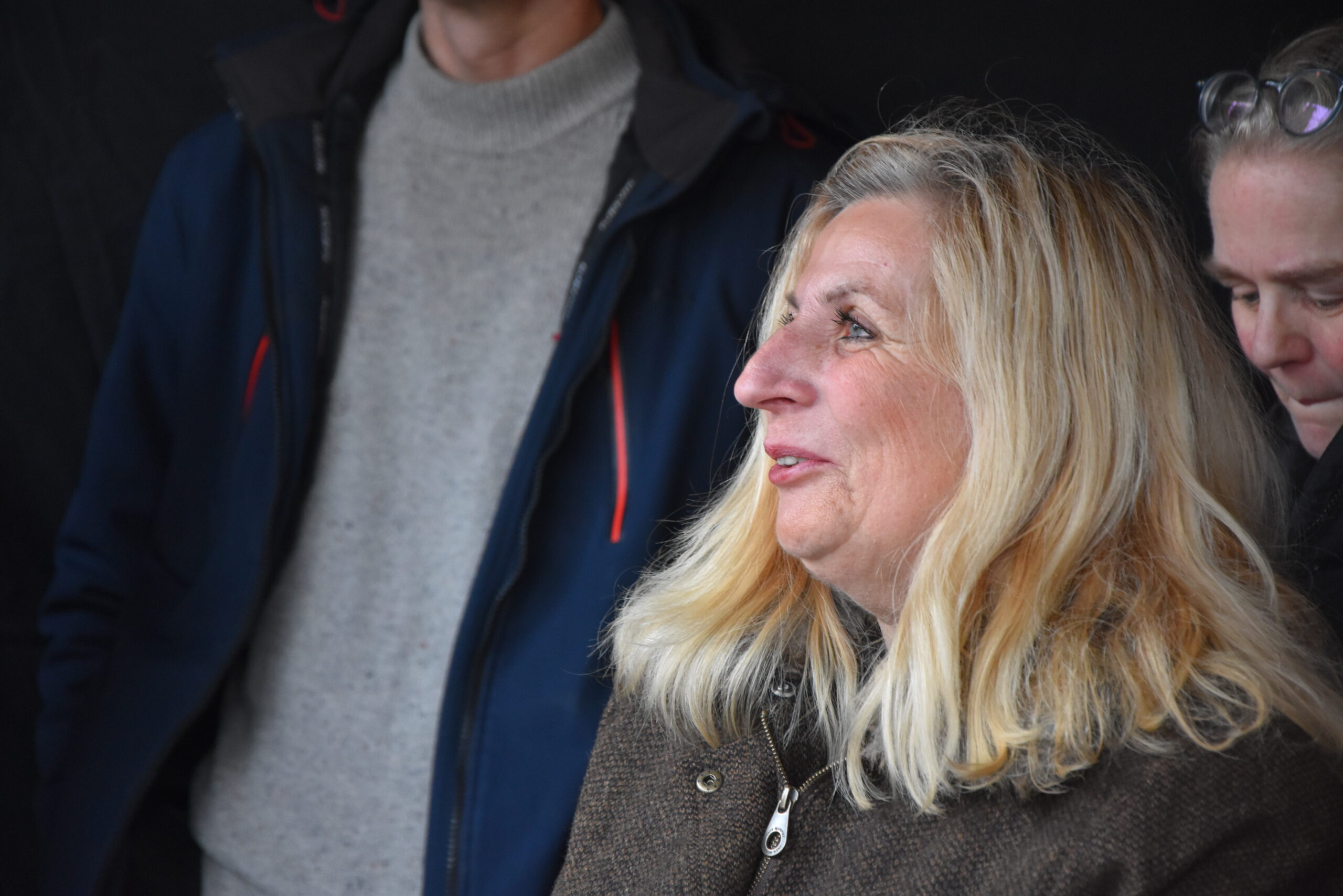 Special gast Mevr. Kouprie. Haar vader is in de kapel geboren.