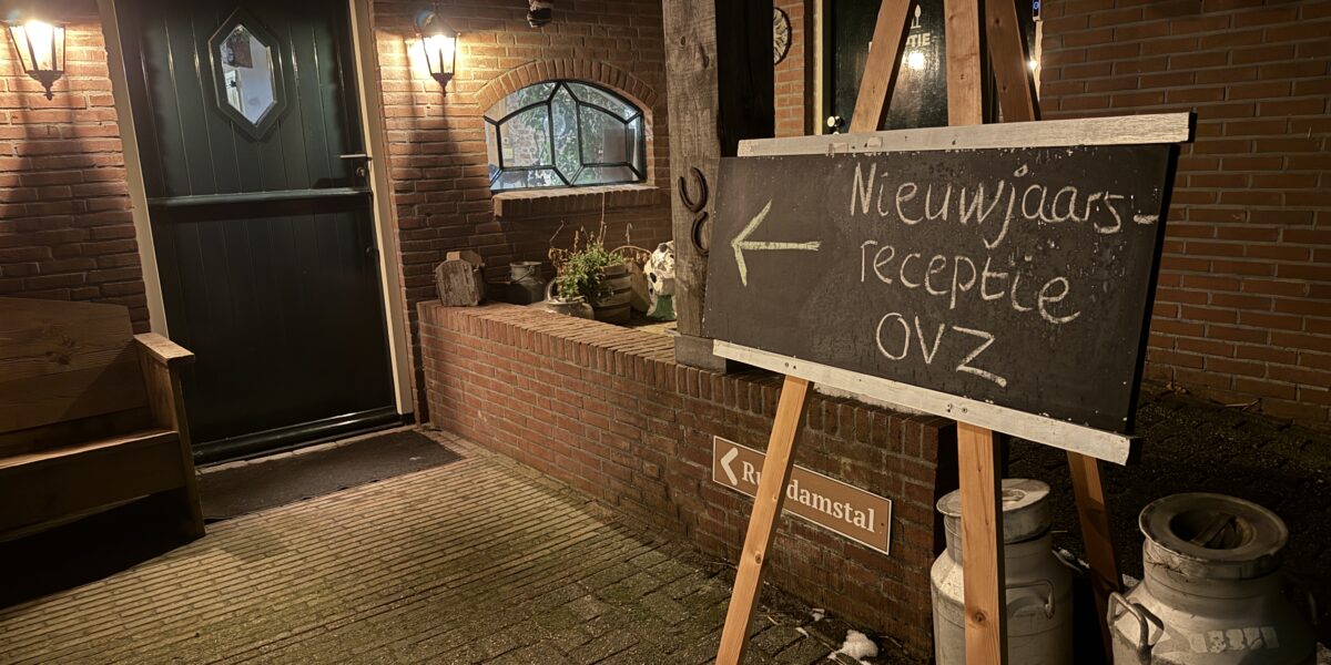 Nieuwjaarsreceptie OVZ niet ondergesneeuwd: 'We danken de weergoden'