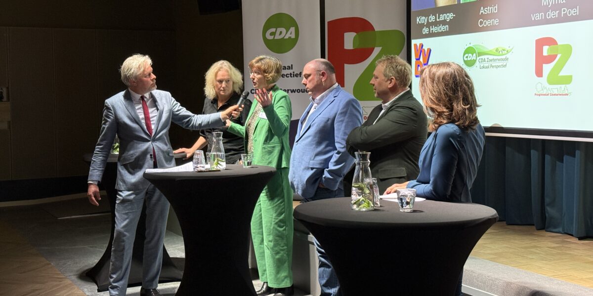 Eerste verkiezingsdebat is een feit: Zoeterwoudse partijen strijden om stem ondernemers