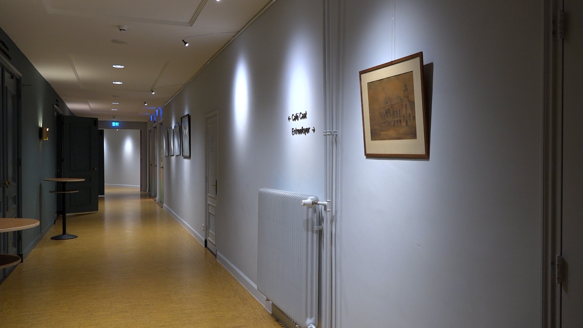 De tekening is nu te zien in de Stadsgehoorzaal