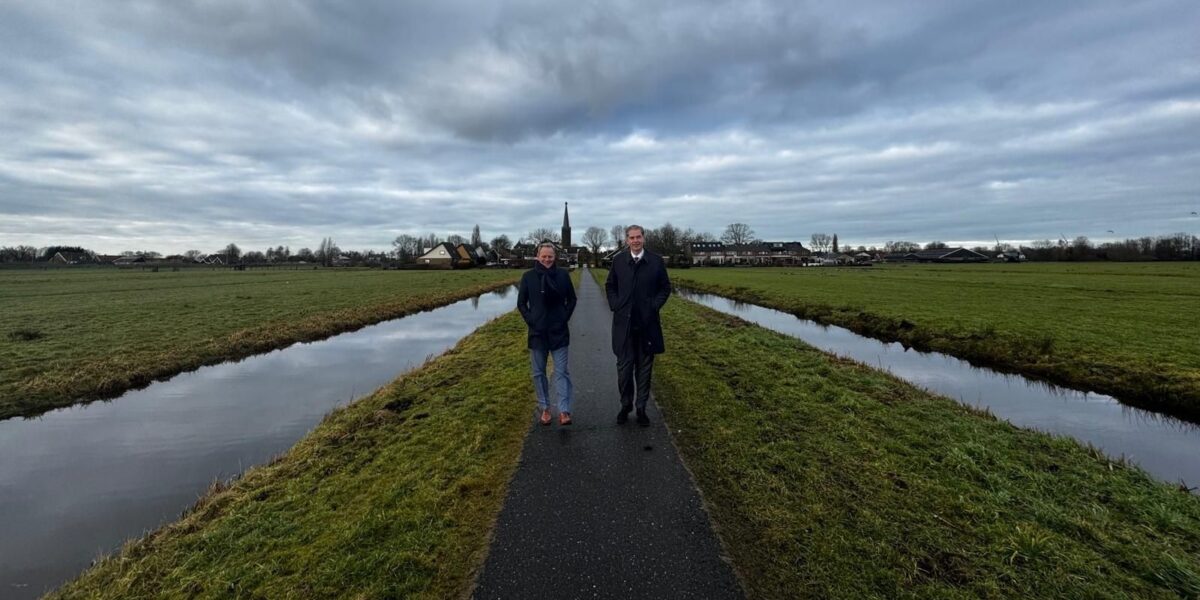 Commissaris van de Koning bezoekt Zoeterwoude