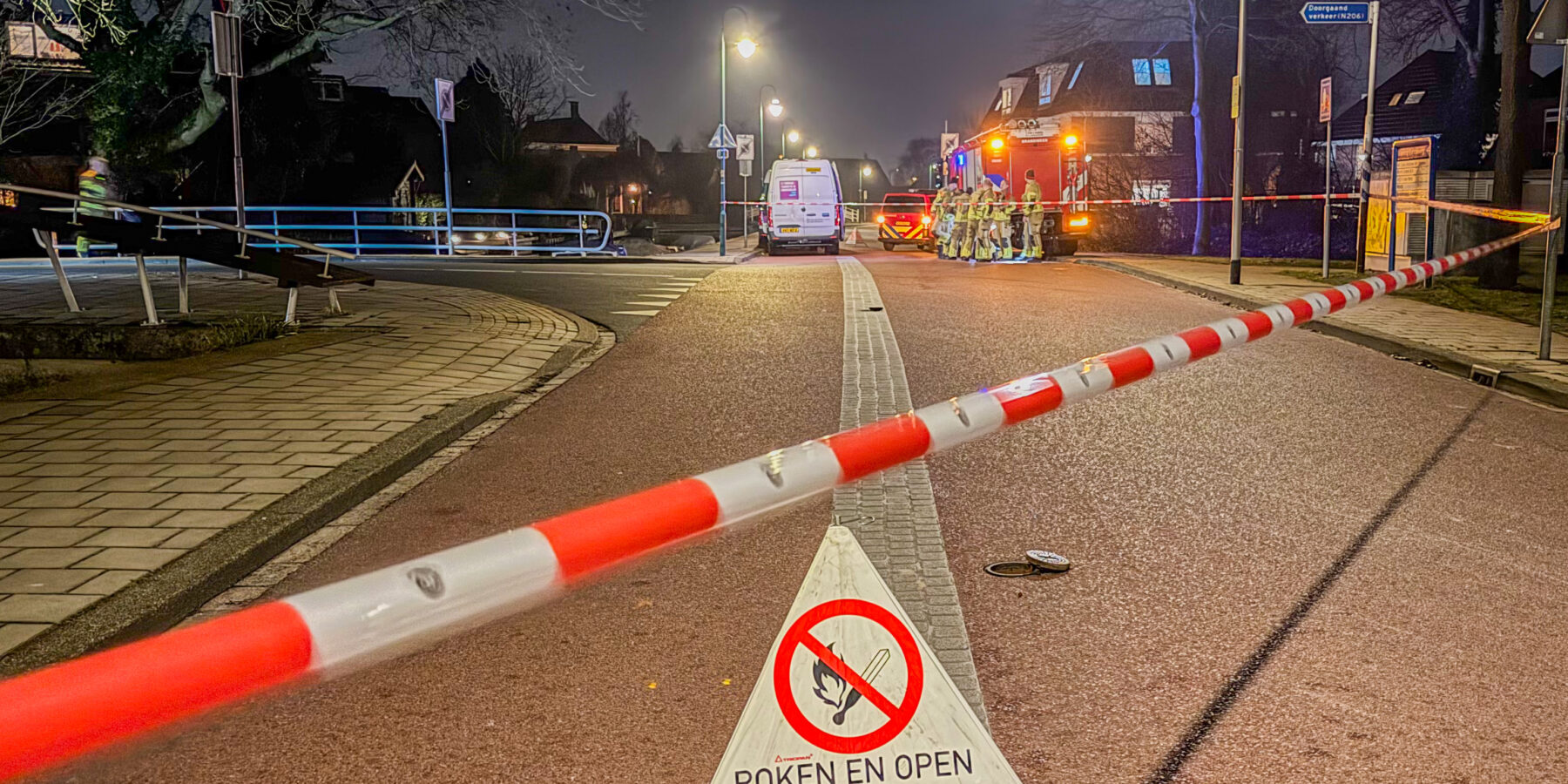 Straten afgesloten na gaslekkage in Zoeterwoude