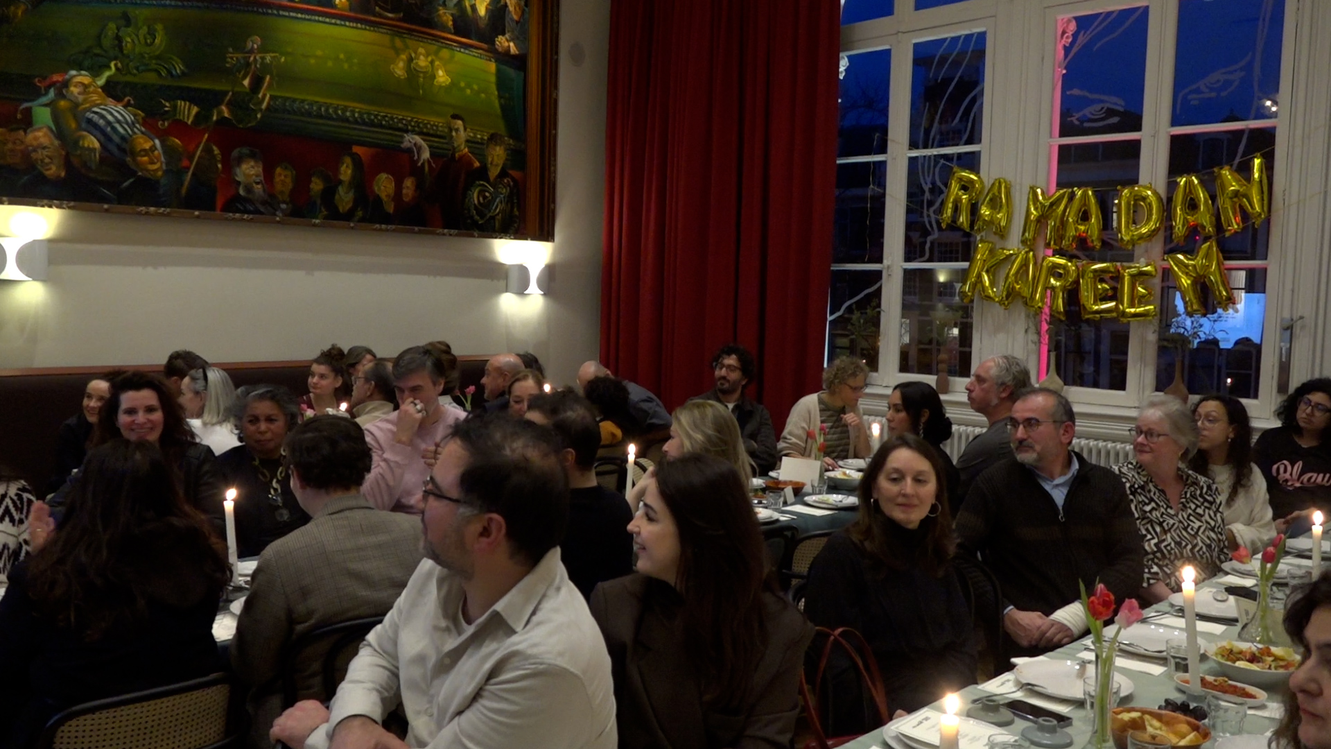 Vrienden, familie en betrokken Leidenaren kwamen samen.